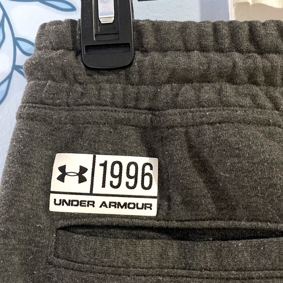 Vintage Style Under Armour 1996 Charcoal Gray 5- Pockets Sweatpants Men's Size S - Picture 3 of 8